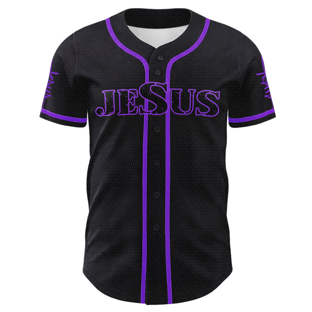 Christianartworkshop Jesus Is My Everything Faith Unisex Baseball Jersey - image 23