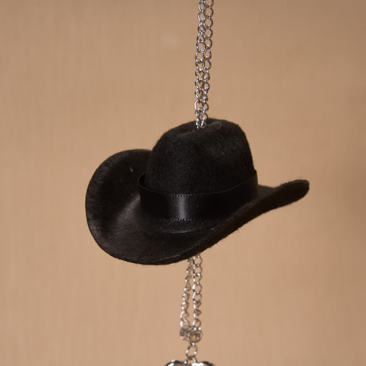 Christianartworkshop Cowboy Hat Angel Wing Wooden Cross Car Pendant: Timeless Token of Faithful Heavenly Safeguard - image 8