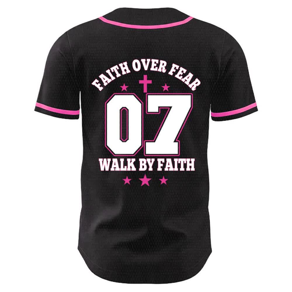 Christianartworkshop Faith Over Fear Walk By Fear Number 07 Dove Cross Unisex Baseball Jersey - image 23