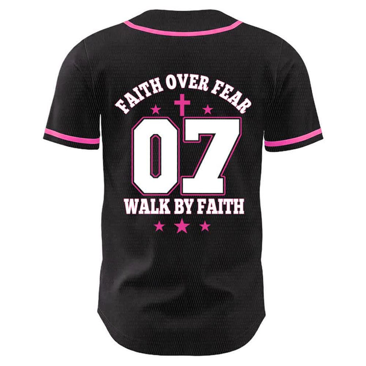 Christianartworkshop Faith Over Fear Walk By Fear Number 07 Dove Cross Unisex Baseball Jersey - image 23