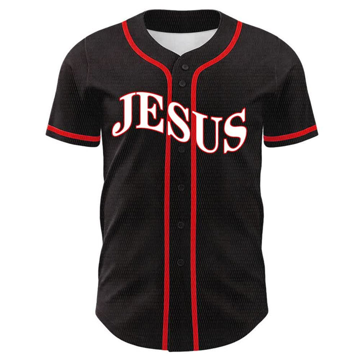 Christianartworkshop Jesus Is King John 3:16 Unisex Baseball Jersey - image 14