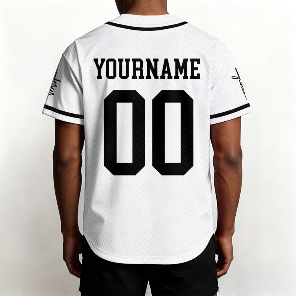 Christianartworkshop Child Of God Personalized Name Number Unisex Custom Baseball Jersey - image 5
