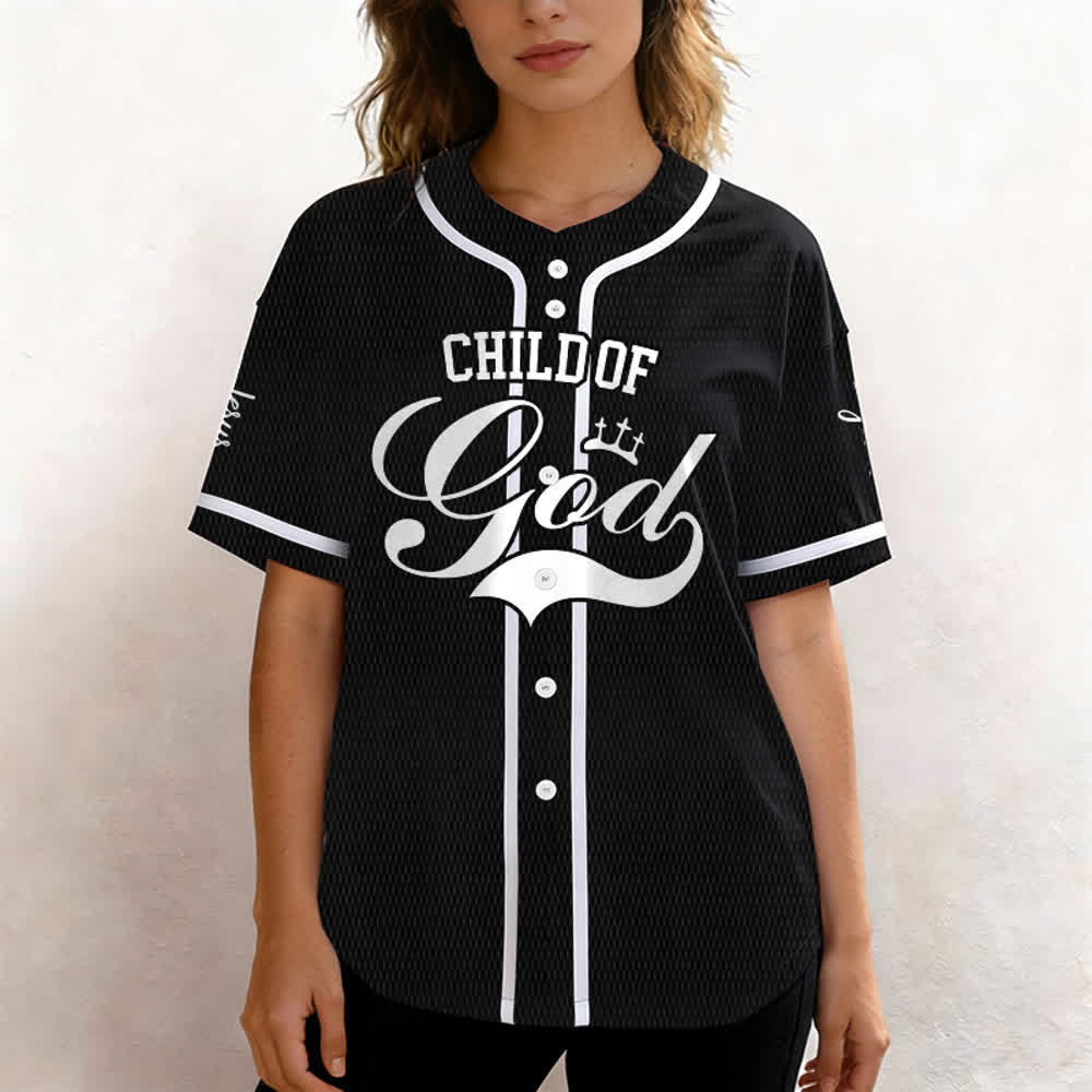 Christianartworkshop Child Of God Personalized Name Number Unisex Custom Baseball Jersey - image 14
