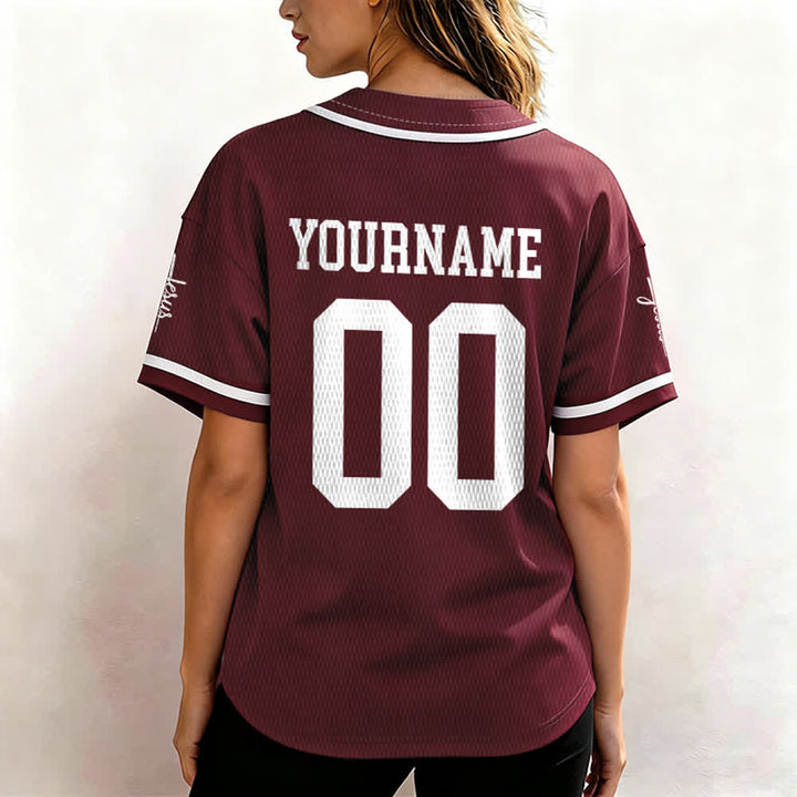 Christianartworkshop Child Of God Personalized Name Number Unisex Custom Baseball Jersey - image 30