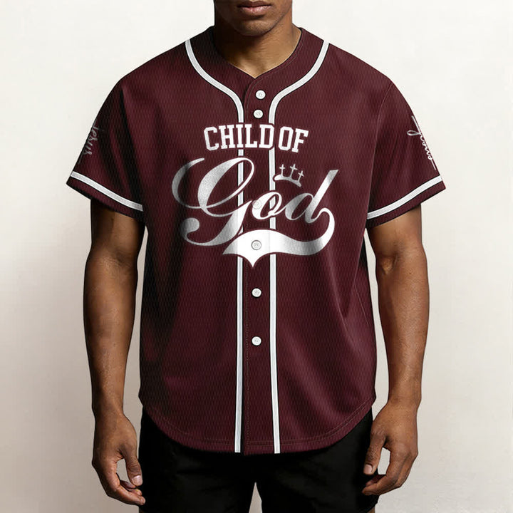 Christianartworkshop Child Of God Personalized Name Number Unisex Custom Baseball Jersey - image 27