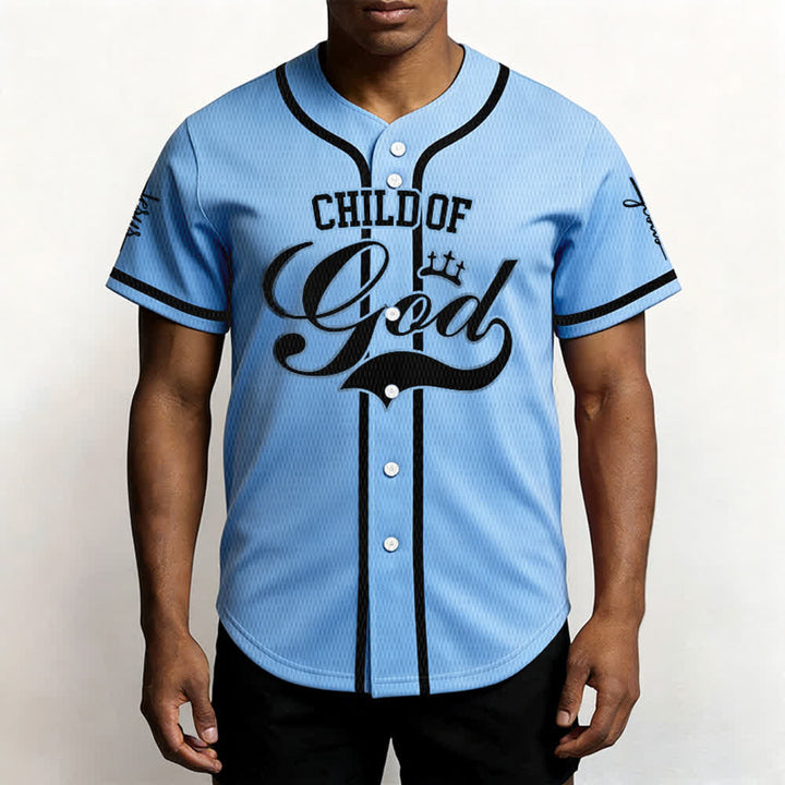 Christianartworkshop Child Of God Personalized Name Number Unisex Custom Baseball Jersey - image 35