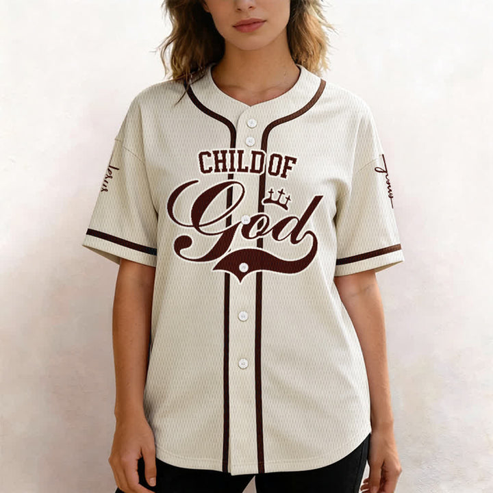 Christianartworkshop Child Of God Personalized Name Number Unisex Custom Baseball Jersey - image 61