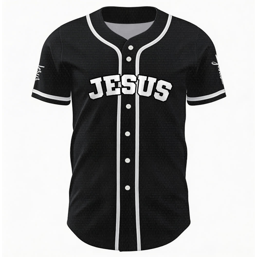 Christianartworkshop Classic Jesus Personalized Sportswear Unisex Custom Baseball Jersey - image 2