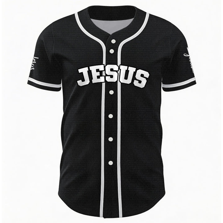 Christianartworkshop Classic Jesus Personalized Sportswear Unisex Custom Baseball Jersey - image 2