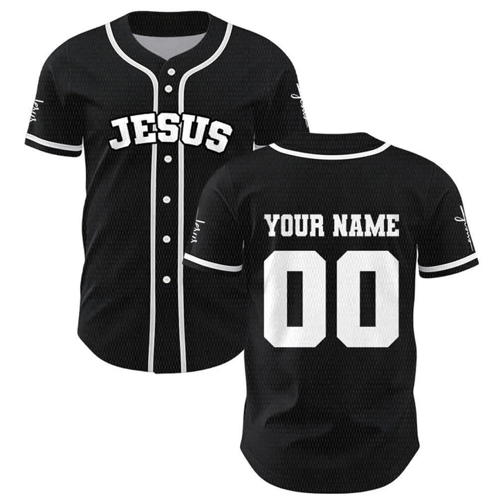 Christianartworkshop Classic Jesus Personalized Sportswear Unisex Custom Baseball Jersey - image 1