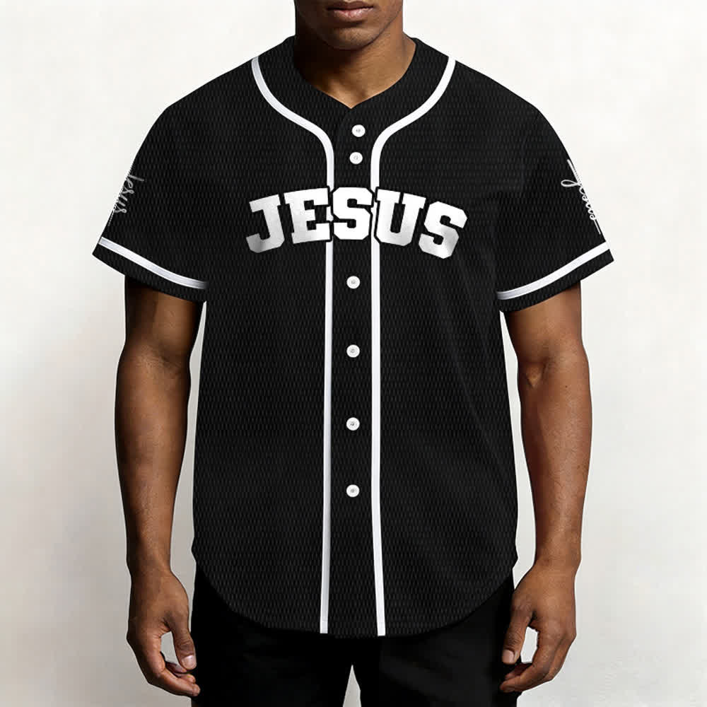 Christianartworkshop Classic Jesus Personalized Sportswear Unisex Custom Baseball Jersey - image 4