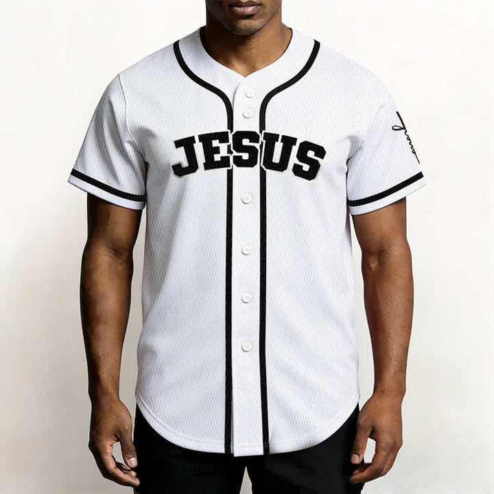 Christianartworkshop Classic Jesus Personalized Sportswear Unisex Custom Baseball Jersey - image 12