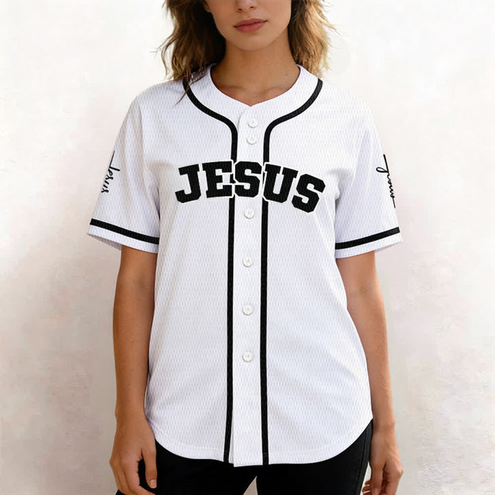 Christianartworkshop Classic Jesus Personalized Sportswear Unisex Custom Baseball Jersey - image 14