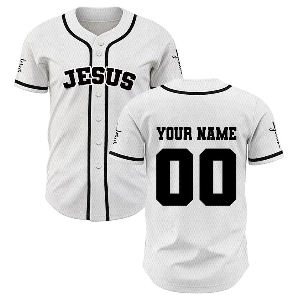 Christianartworkshop Classic Jesus Personalized Sportswear Unisex Custom Baseball Jersey - image 9