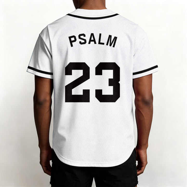 Christianartworkshop Retro Sport Style Psalm 23 Unisex Baseball Jersey - image 11