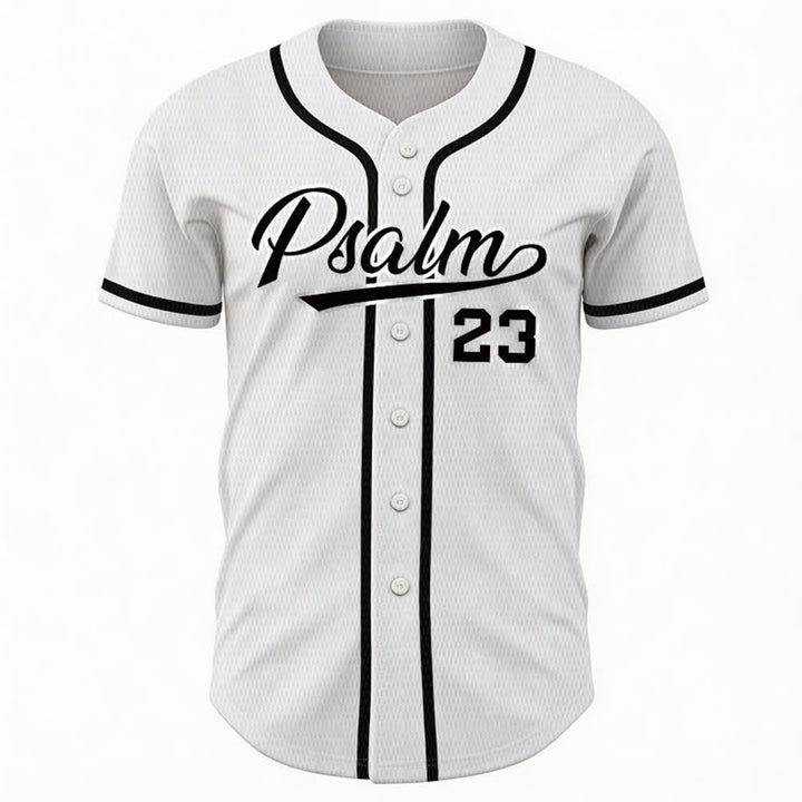 Christianartworkshop Retro Sport Style Psalm 23 Unisex Baseball Jersey - image 8