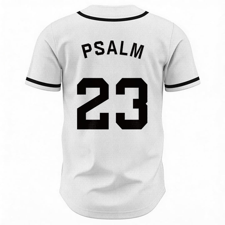 Christianartworkshop Retro Sport Style Psalm 23 Unisex Baseball Jersey - image 9