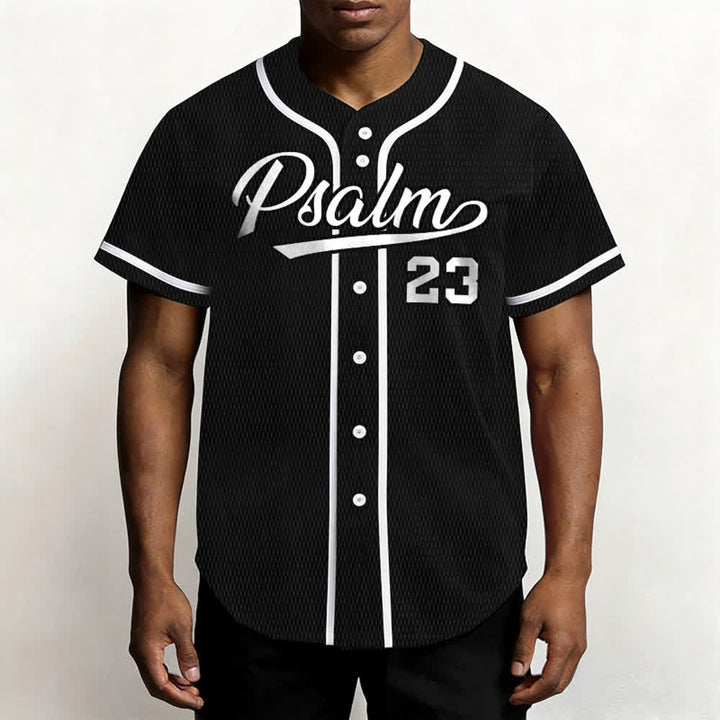 Christianartworkshop Retro Sport Style Psalm 23 Unisex Baseball Jersey - image 17