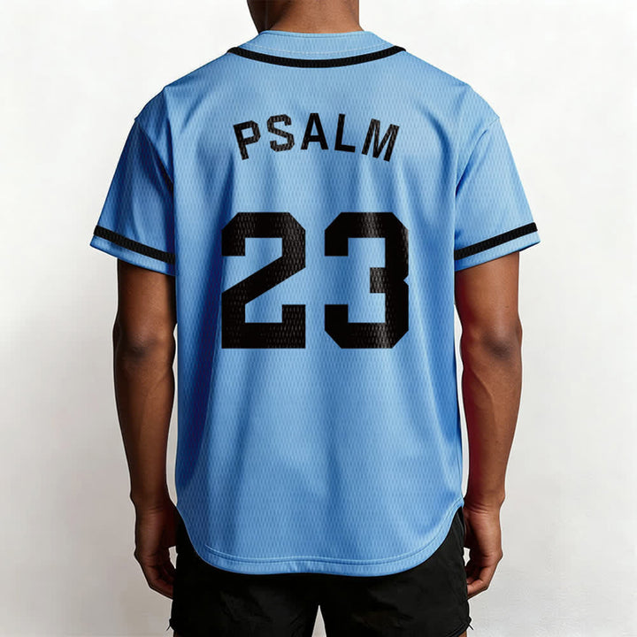 Christianartworkshop Retro Sport Style Psalm 23 Unisex Baseball Jersey - image 39