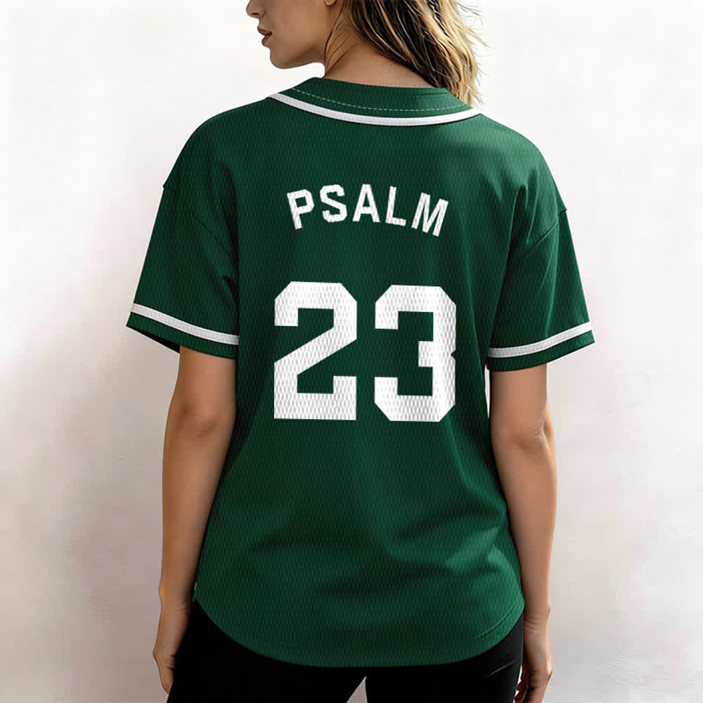 Christianartworkshop Retro Sport Style Psalm 23 Unisex Baseball Jersey - image 47