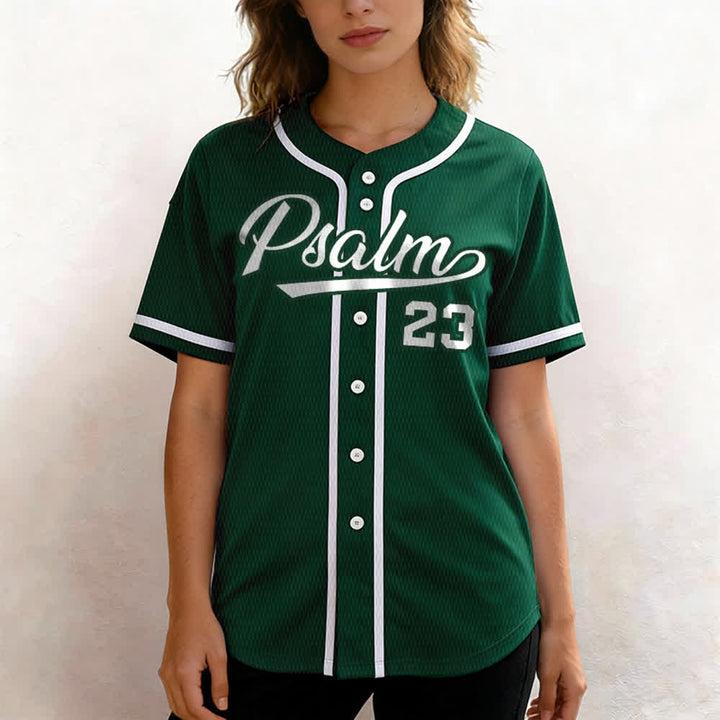 Christianartworkshop Retro Sport Style Psalm 23 Unisex Baseball Jersey - image 48