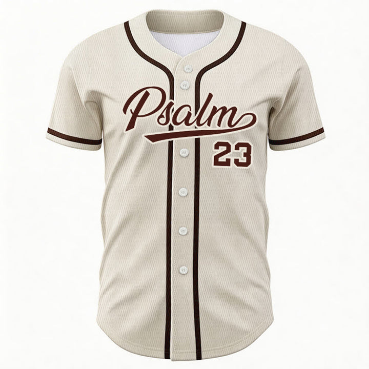 Christianartworkshop Retro Sport Style Psalm 23 Unisex Baseball Jersey - image 50