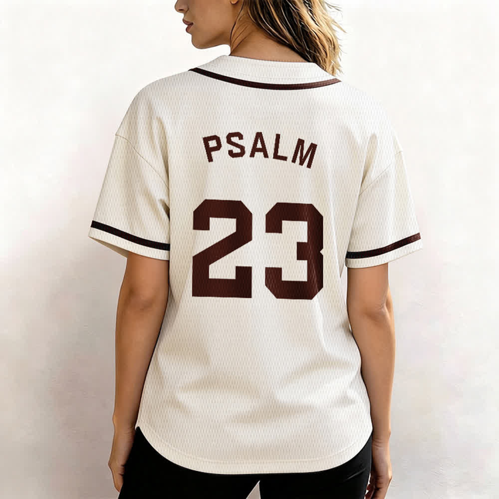 Christianartworkshop Retro Sport Style Psalm 23 Unisex Baseball Jersey - image 53