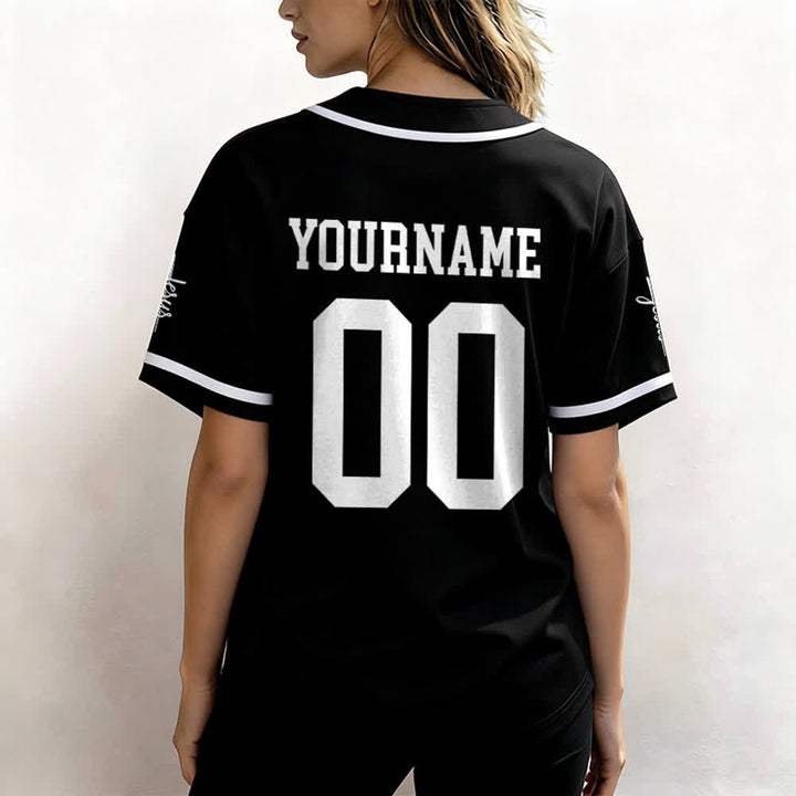 Christianartworkshop Bold Team Jesus Custom Name Number Unisex Custom Baseball Jersey - image 20