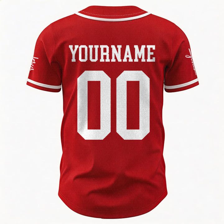 Christianartworkshop Bold Team Jesus Custom Name Number Unisex Custom Baseball Jersey - image 25