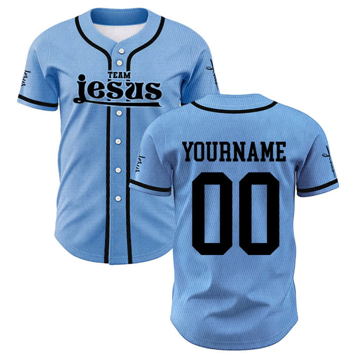 Christianartworkshop Bold Team Jesus Custom Name Number Unisex Custom Baseball Jersey - image 37