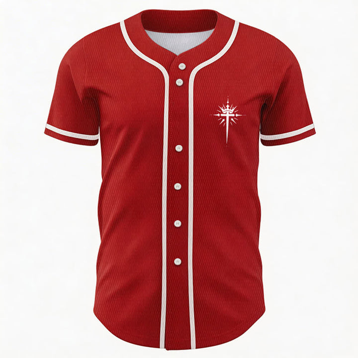 Christianartworkshop Jesus Is King Angel Wings Cross Faith Statement Custom Baseball Jersey - image 30