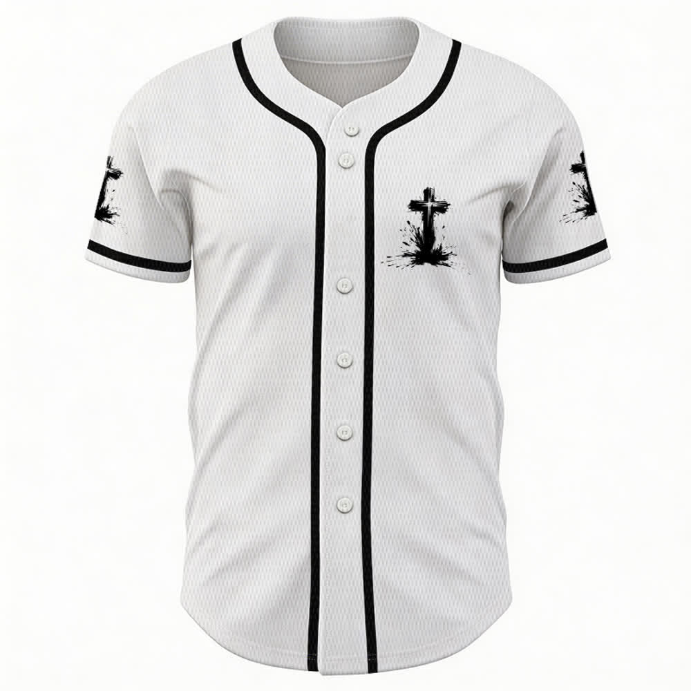 Christianartworkshop Not All Superheroes Wear Capes A Cross Unisex Baseball Jersey - image 2