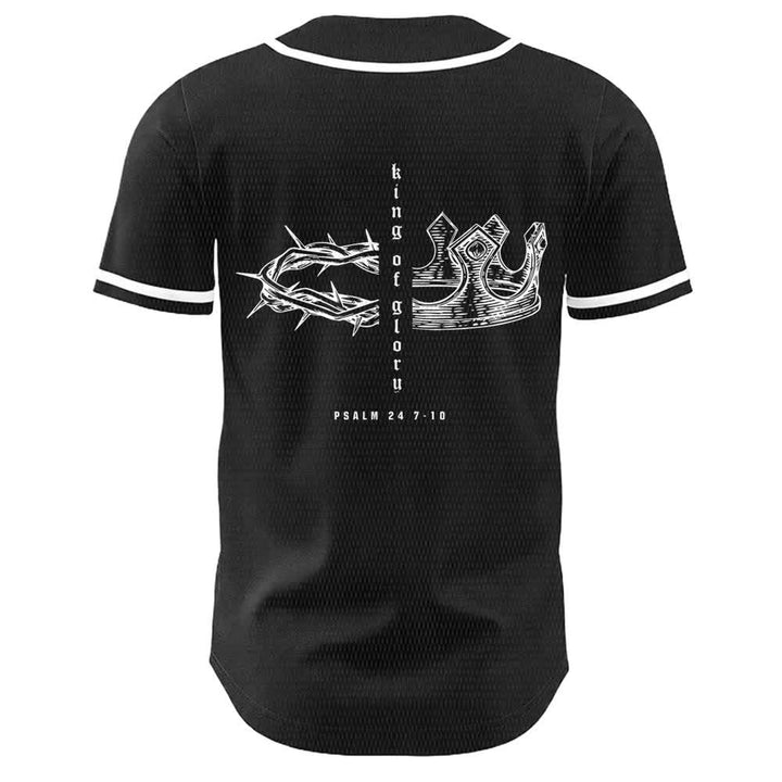 Christianartworkshop Yahweh 24 King Of Glory Psalm 24 Unisex Baseball Jersey - image 8