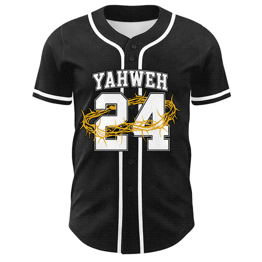 Christianartworkshop Yahweh 24 King Of Glory Psalm 24 Unisex Baseball Jersey - image 7