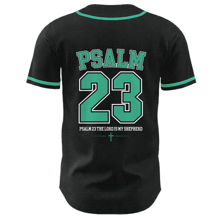Christianartworkshop Jesus Psalm 23 The Lord Is My Shepherd Unisex Baseball Jersey - image 25