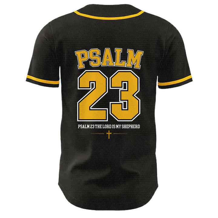 Christianartworkshop Jesus Psalm 23 The Lord Is My Shepherd Unisex Baseball Jersey - image 1