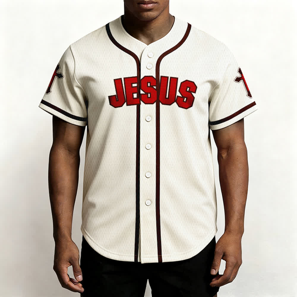 Christianartworkshop The Cross Is The Evidence Of God's Love Unisex Baseball Jersey - image 4