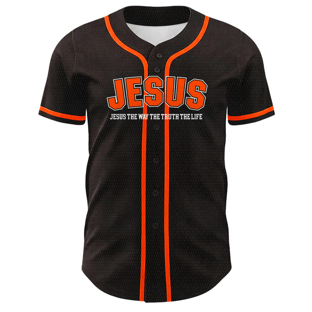Christianartworkshop Jesus Psalm 23 The Lord Is My Shepherd Unisex Baseball Jersey - image 17