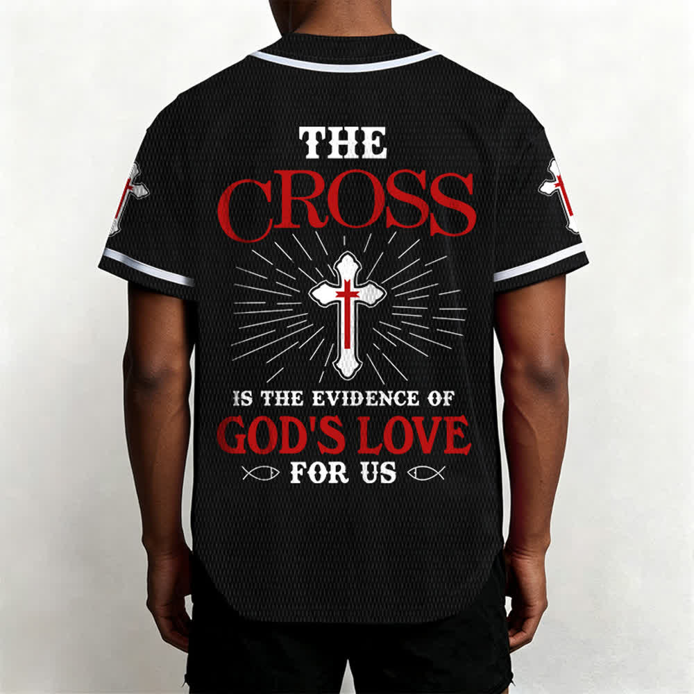 Christianartworkshop The Cross Is The Evidence Of God's Love Unisex Baseball Jersey - image 17
