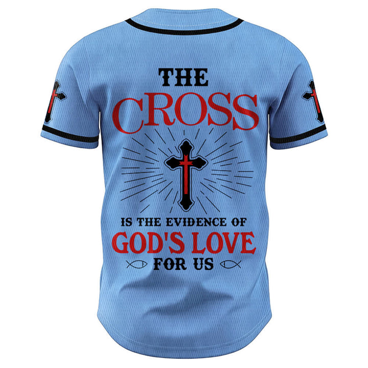 Christianartworkshop The Cross Is The Evidence Of God's Love Unisex Baseball Jersey - image 29