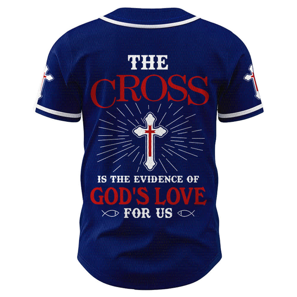 Christianartworkshop The Cross Is The Evidence Of God's Love Unisex Baseball Jersey - image 36