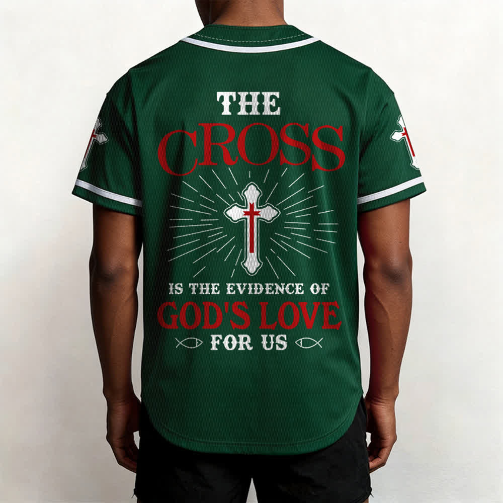 Christianartworkshop The Cross Is The Evidence Of God's Love Unisex Baseball Jersey - image 45