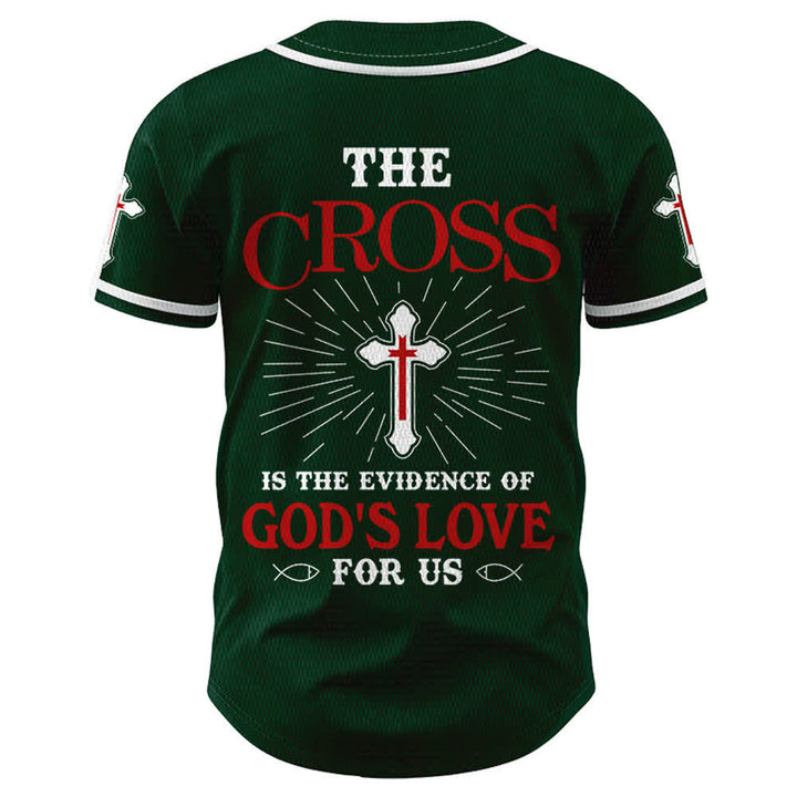 Christianartworkshop The Cross Is The Evidence Of God's Love Unisex Baseball Jersey - image 43