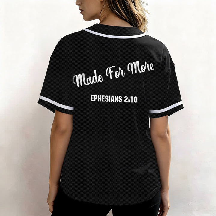Christianartworkshop Made For More Ephesians 2:10 Unisex Baseball Jersey - image 17