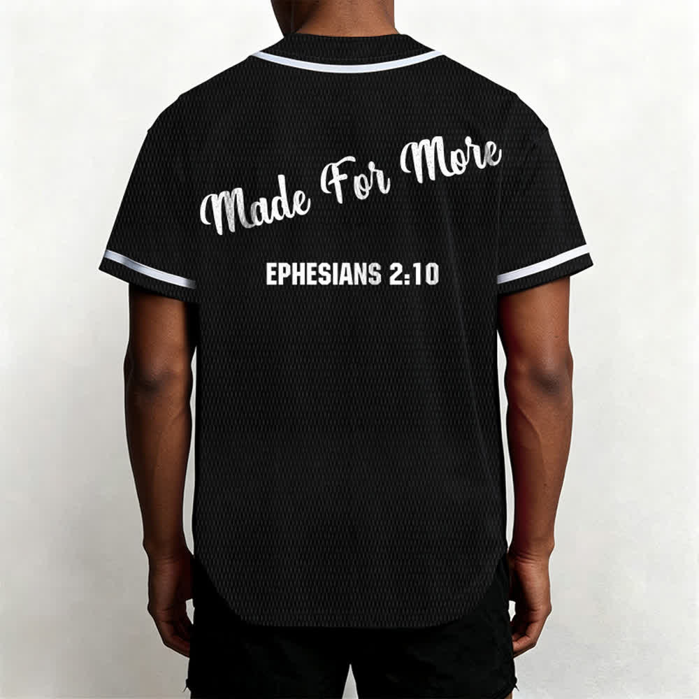 Christianartworkshop Made For More Ephesians 2:10 Unisex Baseball Jersey - image 19