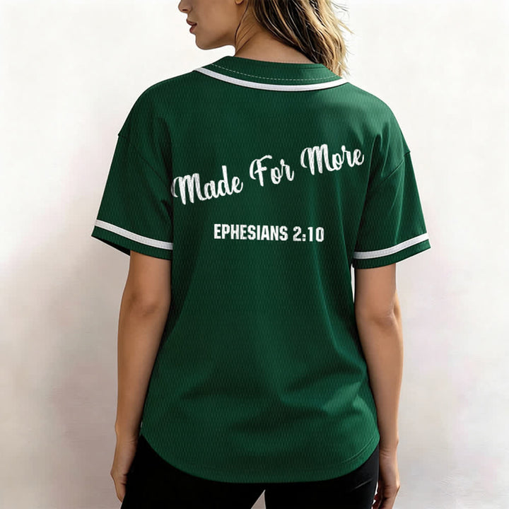 Christianartworkshop Made For More Ephesians 2:10 Unisex Baseball Jersey - image 45