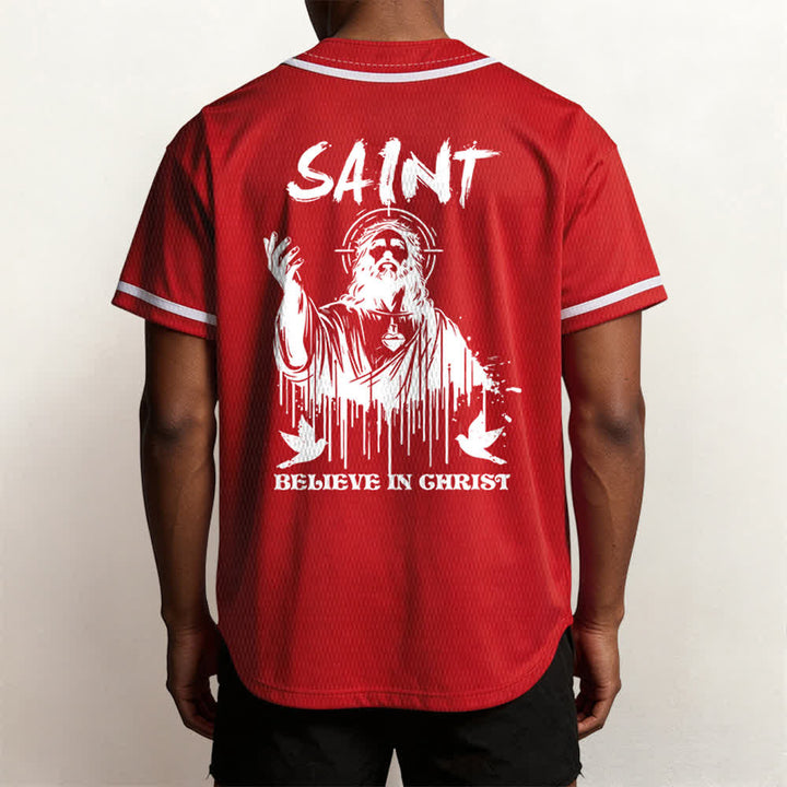 Christianartworkshop Saint Believe In Christ Unisex Baseball Jersey - image 19