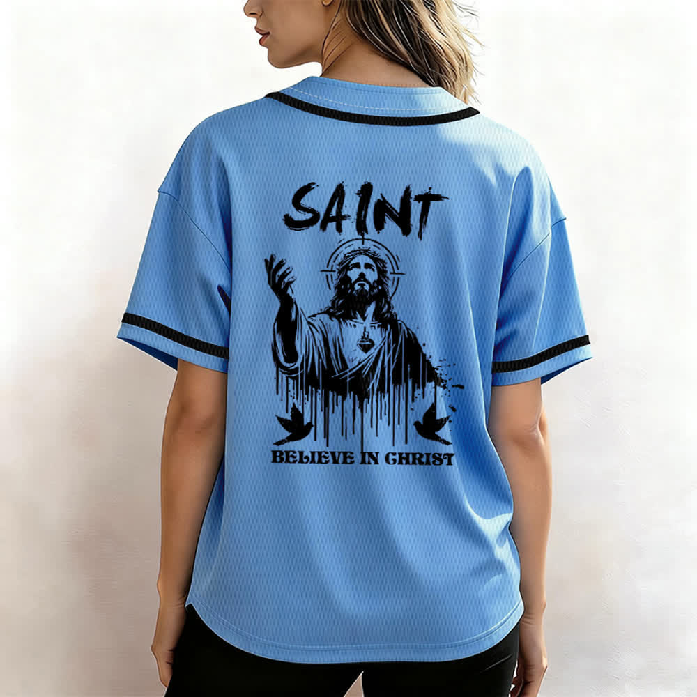 Christianartworkshop Saint Believe In Christ Unisex Baseball Jersey - image 31