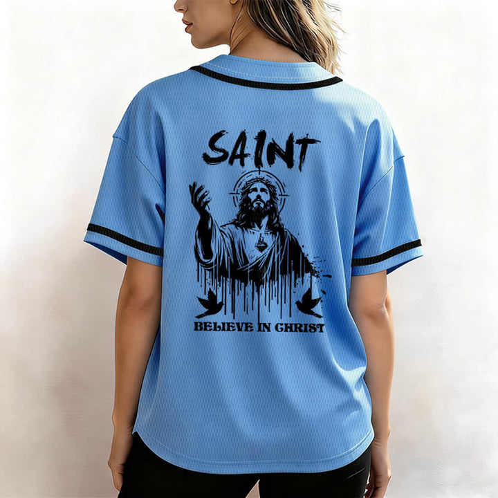 Christianartworkshop Saint Believe In Christ Unisex Baseball Jersey - image 31