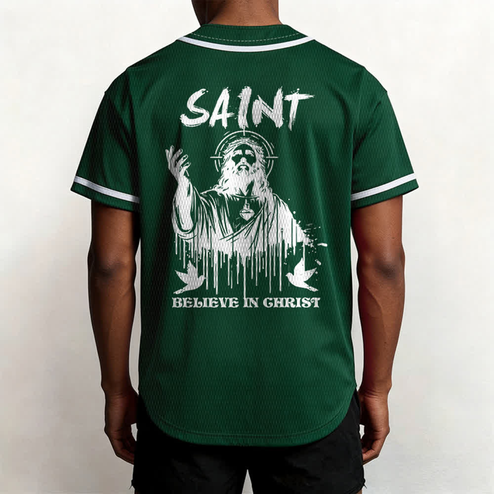 Christianartworkshop Saint Believe In Christ Unisex Baseball Jersey - image 45